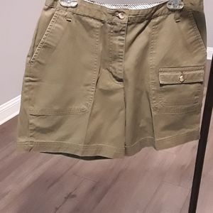 Olive Green Duck Head Shorts